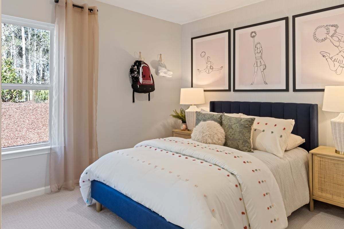Plan 1910 Modeled - Spacious secondary bedrooms