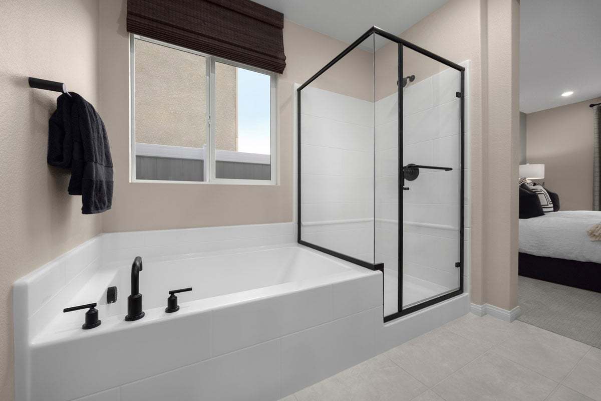 Plan 2026 Modeled - Optional tub and separate shower at primary bath