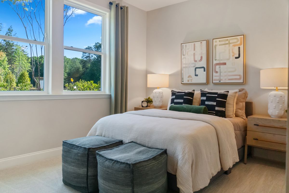 Plan 1910 Modeled - Spacious secondary bedrooms