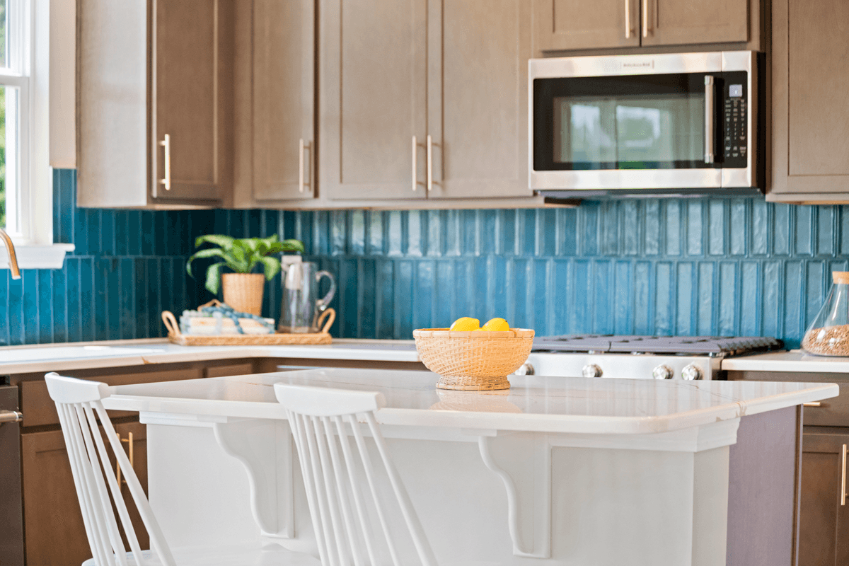 Plan 2338 Modeled - Kitchen island