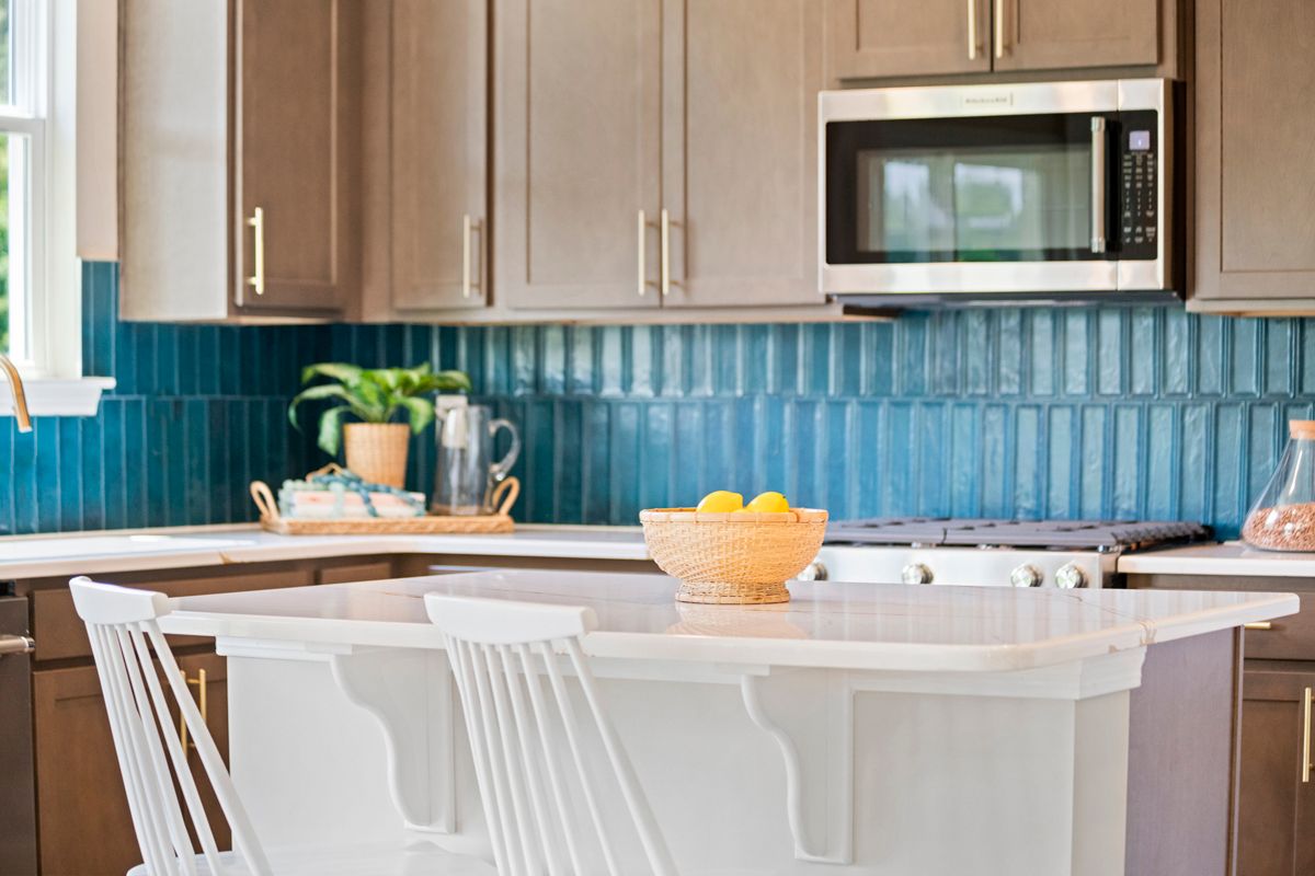Plan 2338 Modeled - Kitchen island