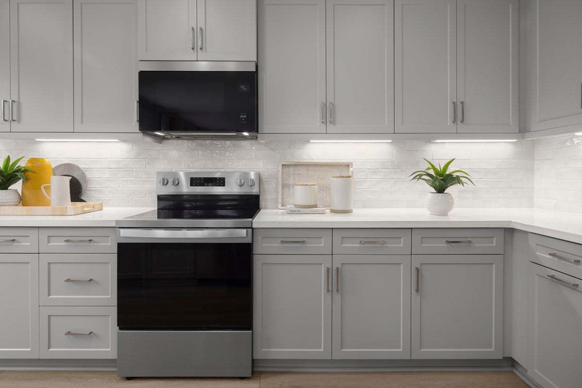 Plan 2283 Modeled - Optional Shaker-style thermofoil cabinets
