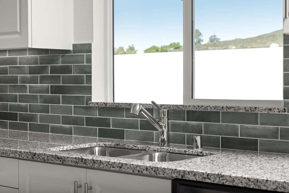 Plan 1882 Modeled - Granite countertops with optional backsplash