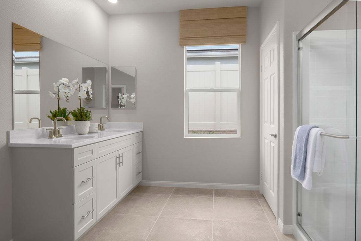 Plan 2378 Modeled - Optional Shaker-style thermofoil cabinets