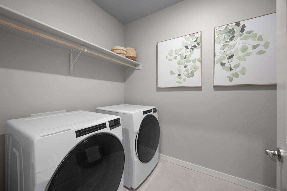 Plan 2018 Modeled - Dedicated laundry room