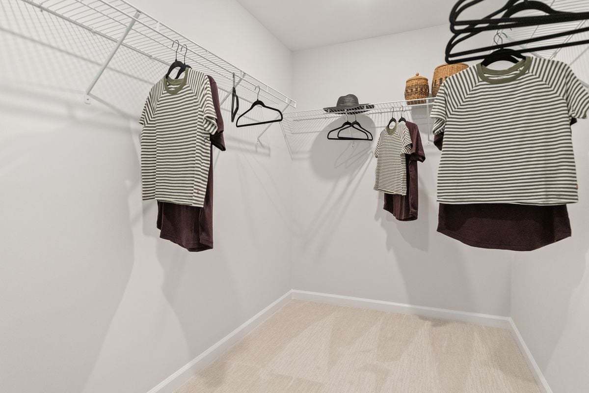 Plan 2338 Modeled - Walk-in closet at primary suite