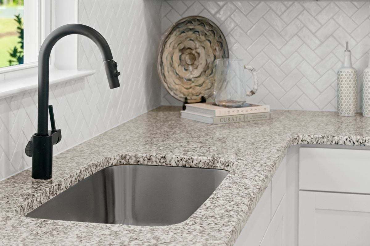 Plan 1446 Modeled - Single-basin kitchen sink