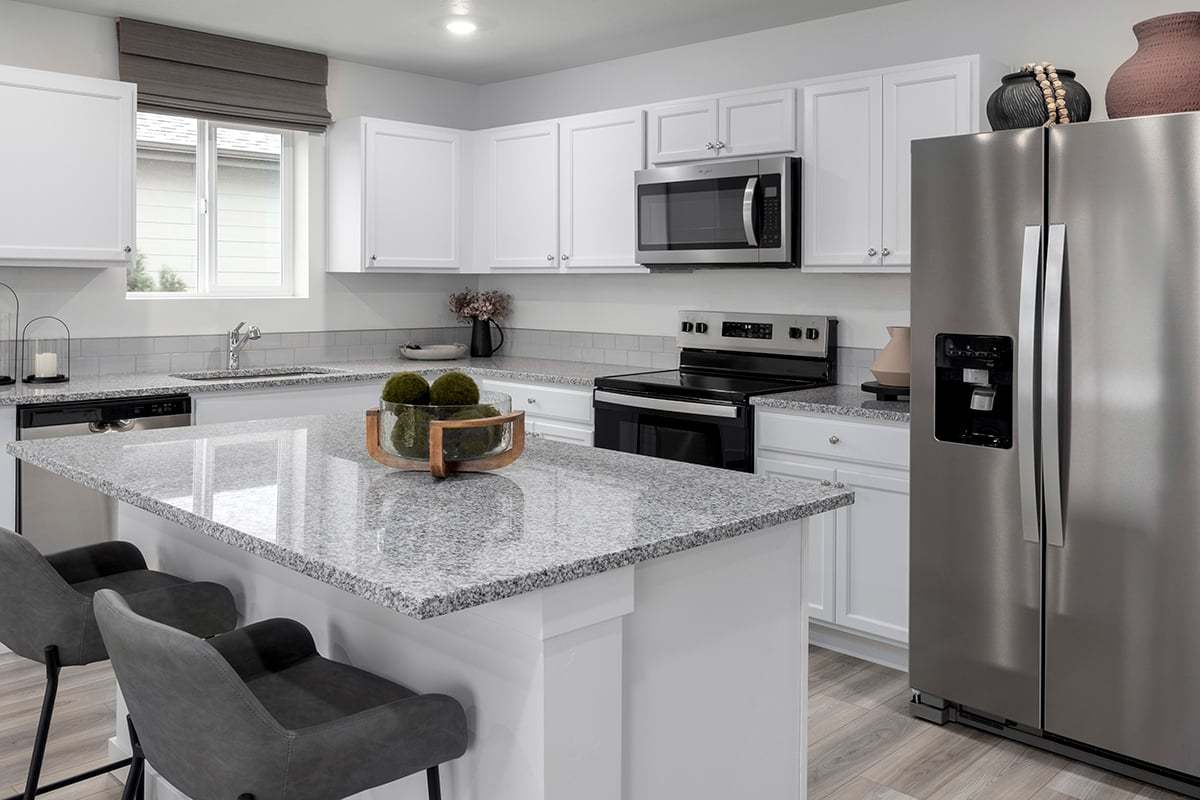 Plan 1478 Modeled - Kitchen island