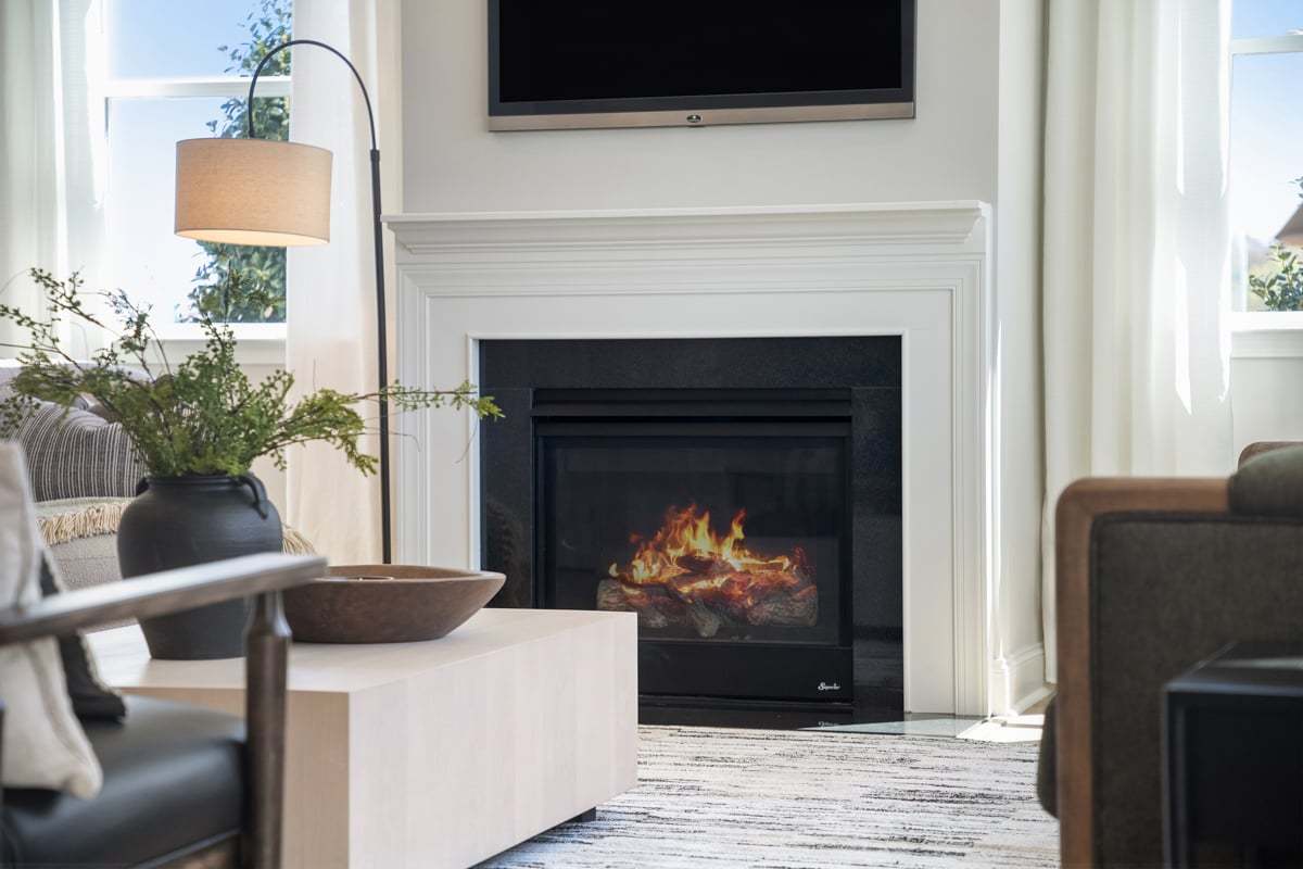 Plan 1910 Modeled - Optional fireplace