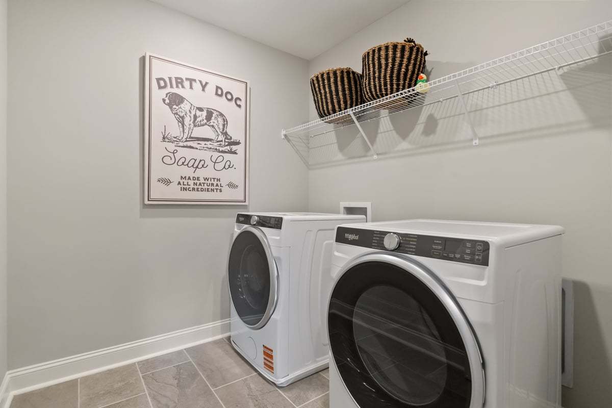 Plan 1910 Modeled - Dedicated laundry room