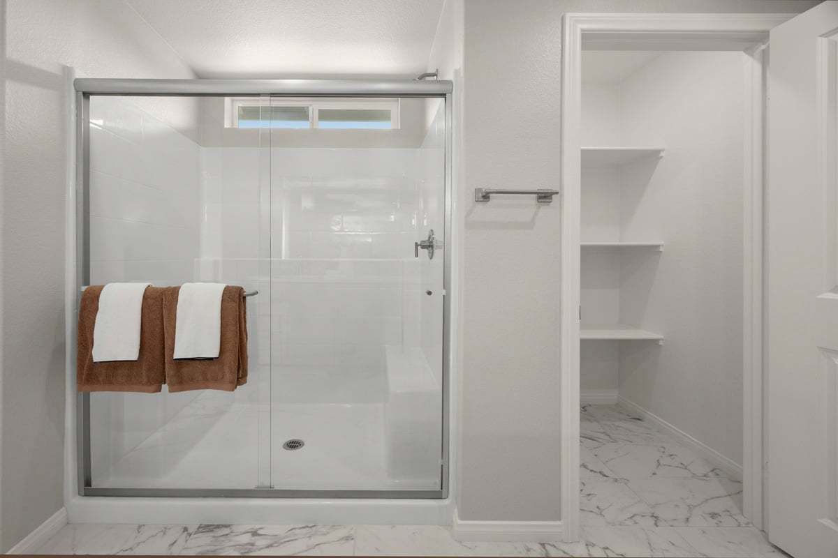 Plan 2244 Modeled - Optional linen closet at primary bath
