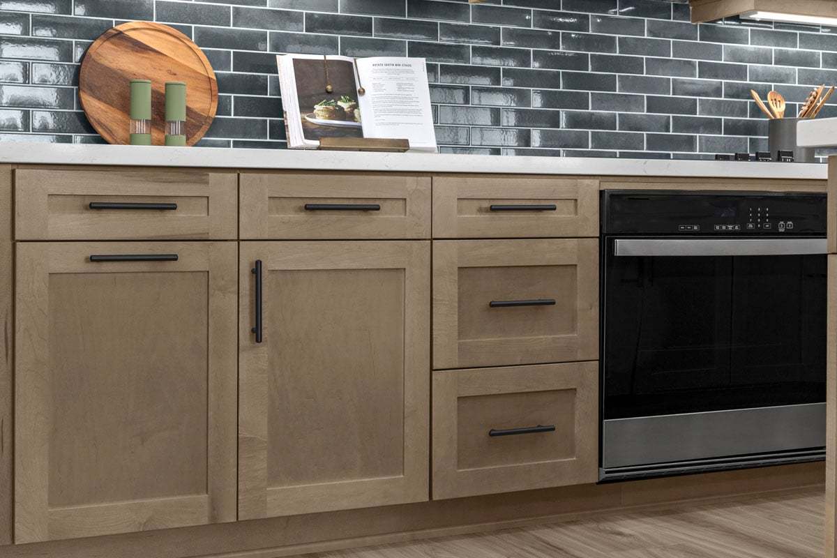 Plan 2763 Modeled - Optional Shaker-style maple cabinets