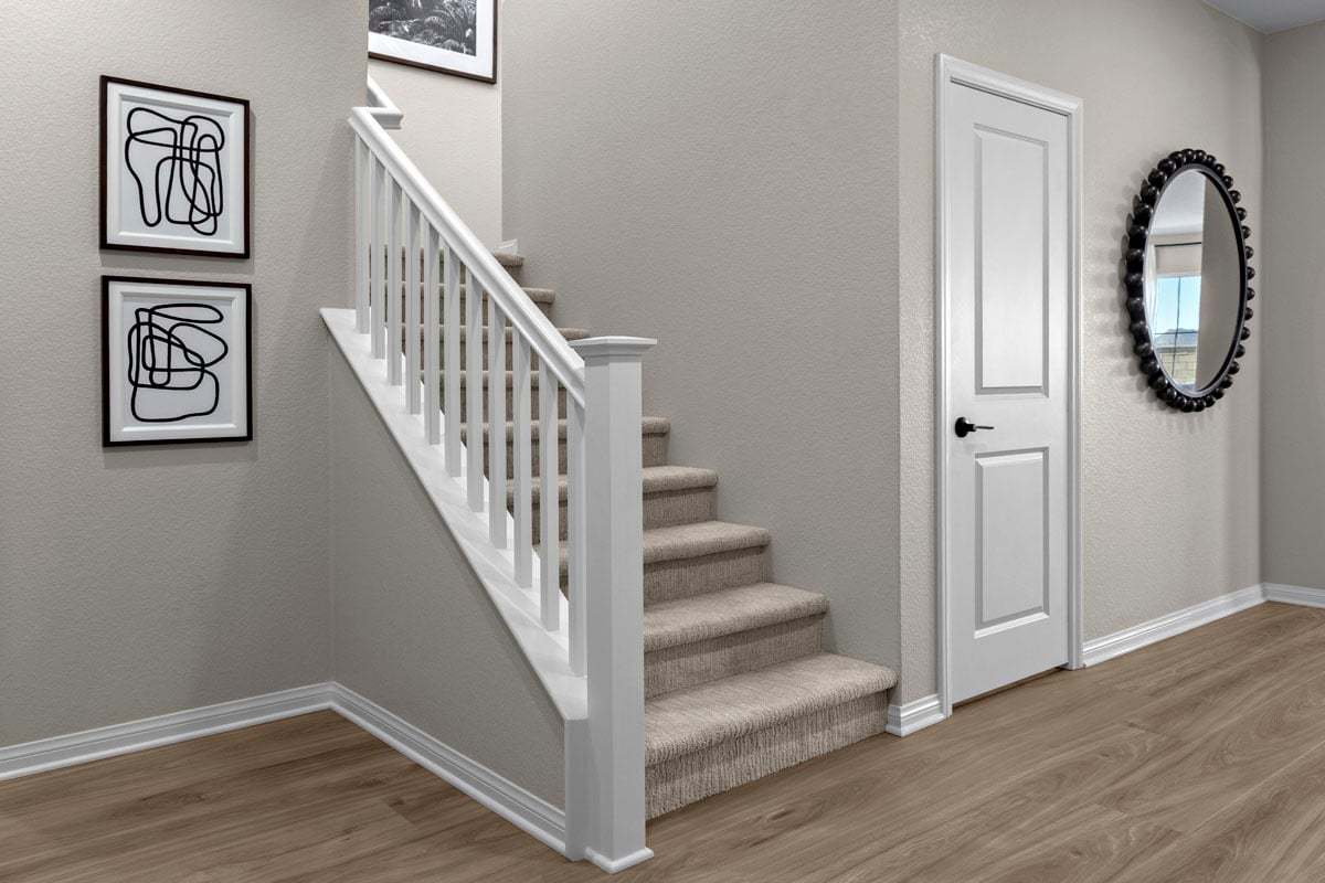 Plan 2763 Modeled - Open stair rail