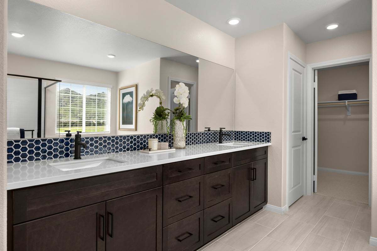 Plan 2319 Modeled - Optional extended vanity with drawer bank at primary bath