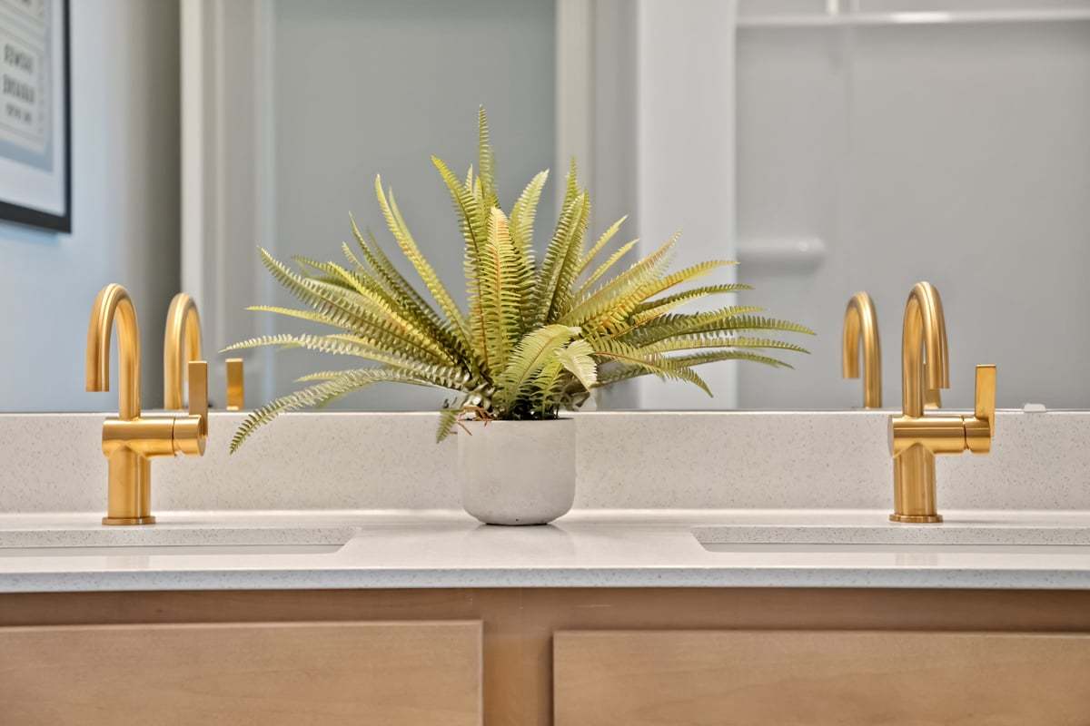 Plan 2539 Modeled - Dual-sink vanity at primary bath