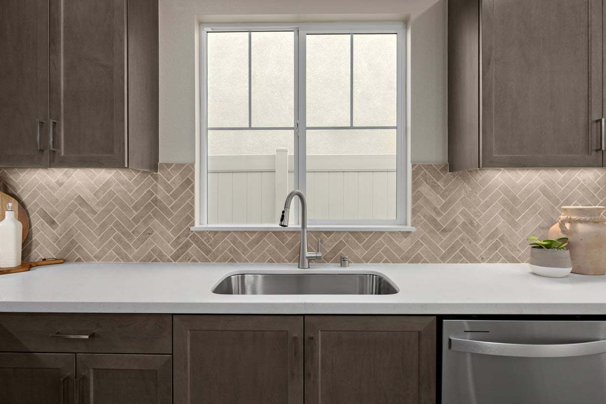 Plan 2219 Modeled - Optional custom tile backsplash at kitchen