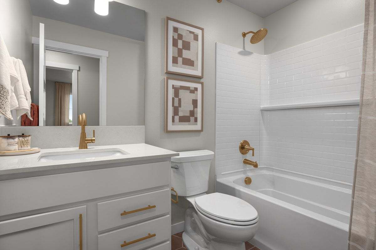 Plan 1932 Modeled - Bath 2