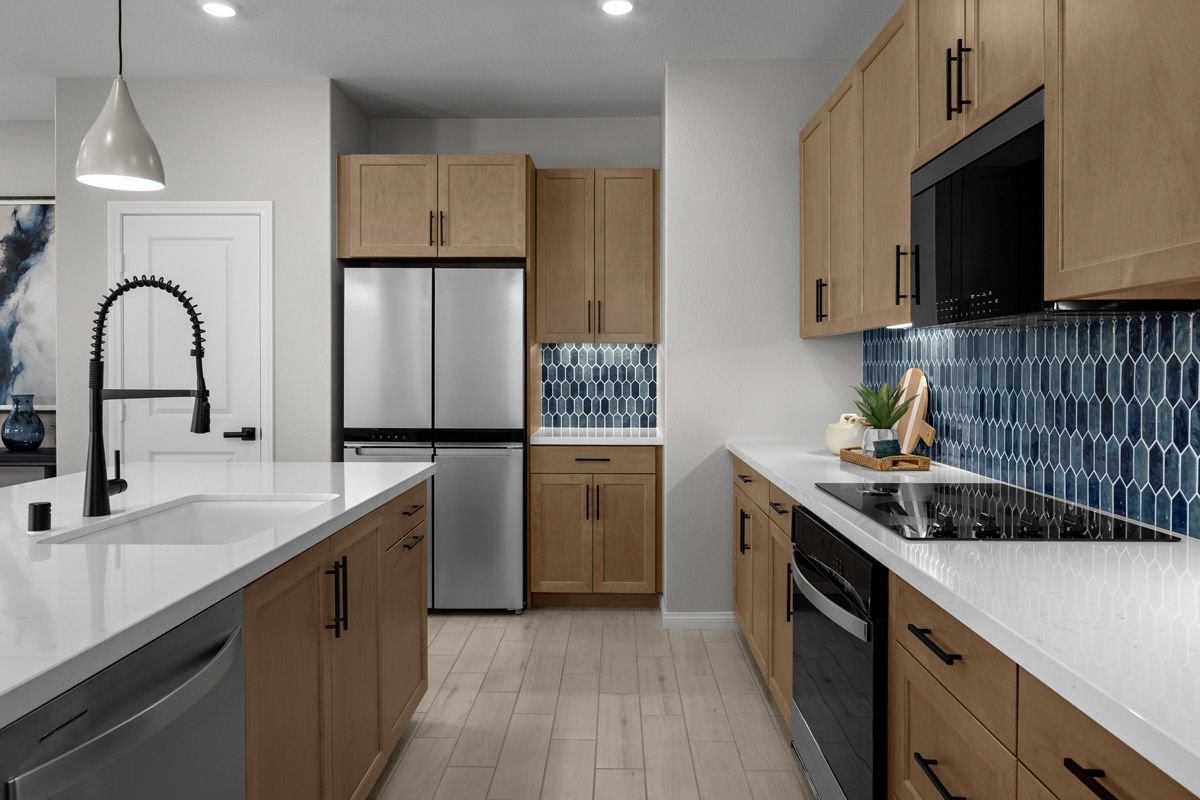 Plan 2548 Modeled - Optional built-in oven and cooktop