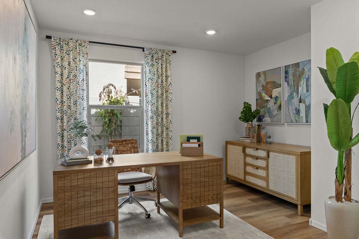 Plan 1849 Modeled - Den convertible into home office