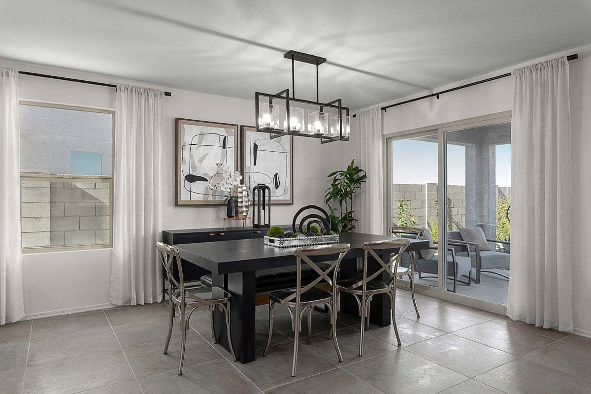 Plan 2063 Modeled - Dining area