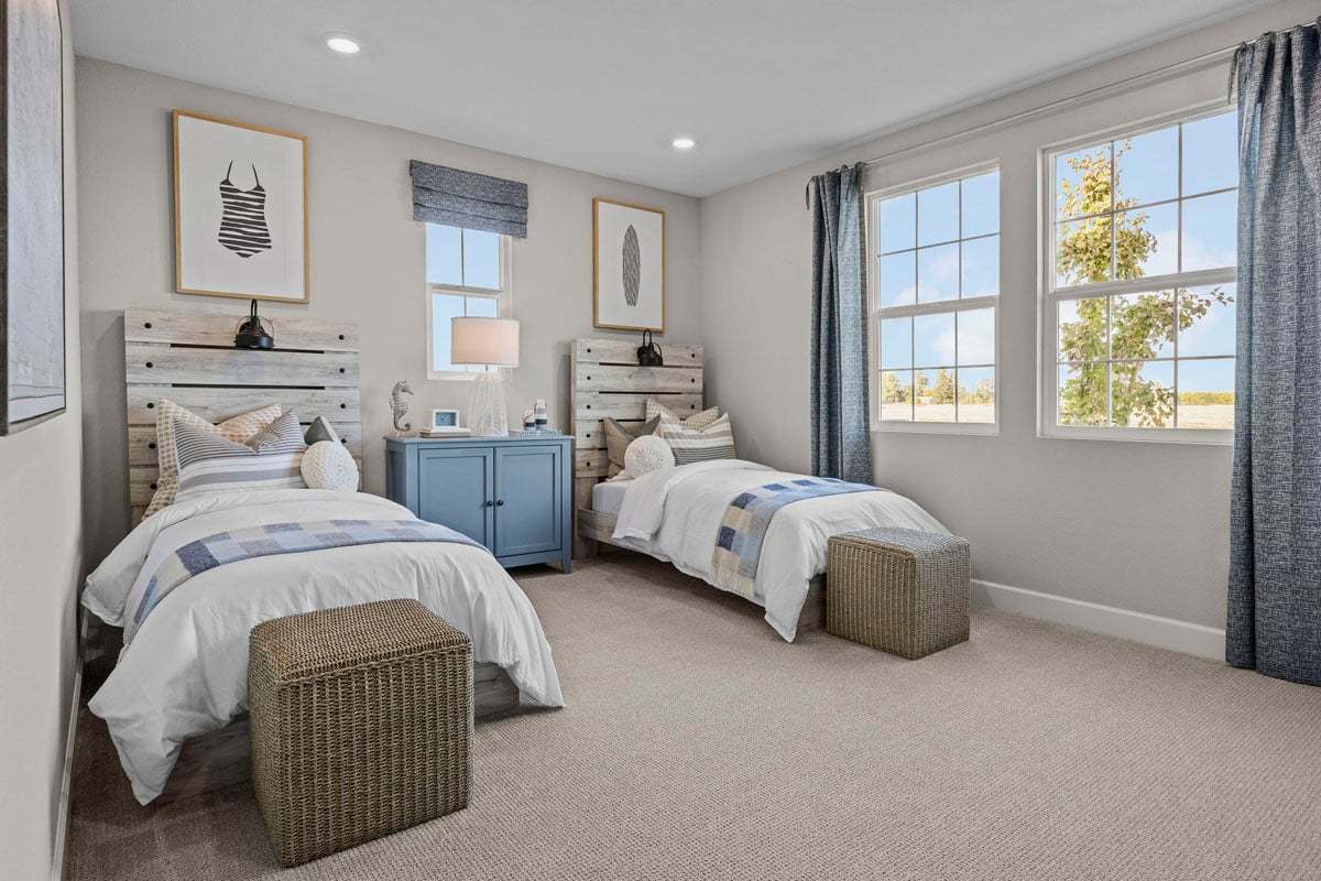 Plan 2150 Modeled - Spacious secondary bedrooms