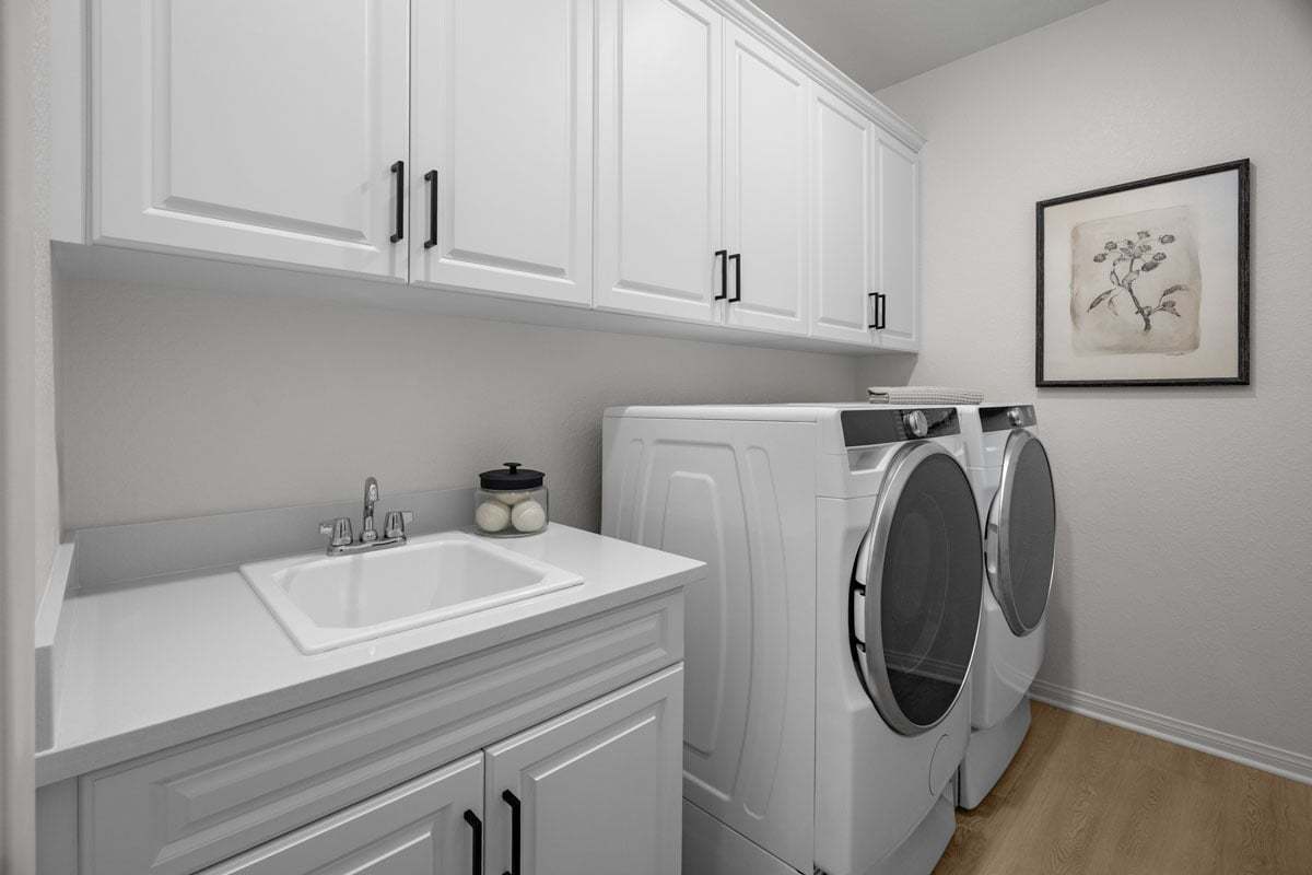 Plan 3119 Modeled - Optional washer and dryer