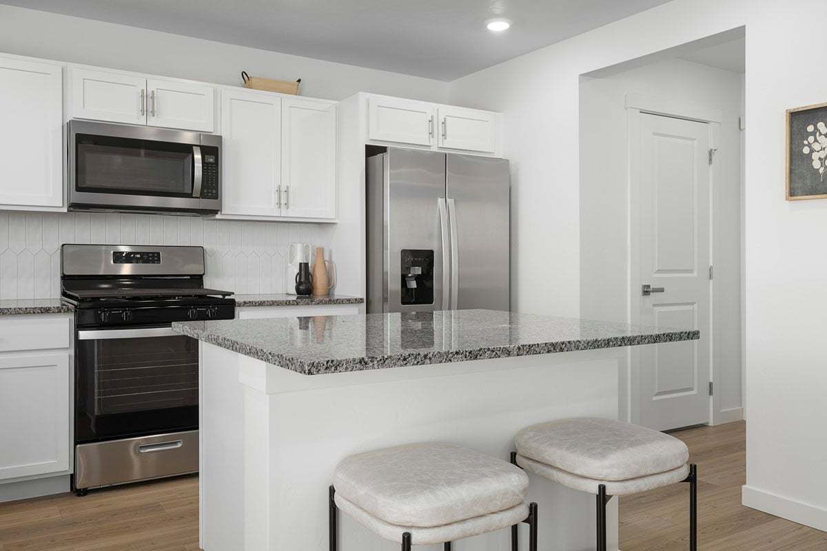Plan 2221 Modeled - Kitchen island
