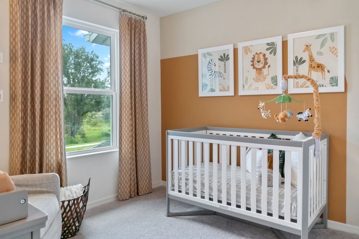 Plan 1463 Modeled - Spacious secondary bedrooms