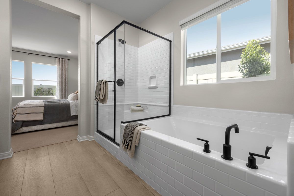 Plan 2026 Modeled - Optional tub and separate shower at primary bath