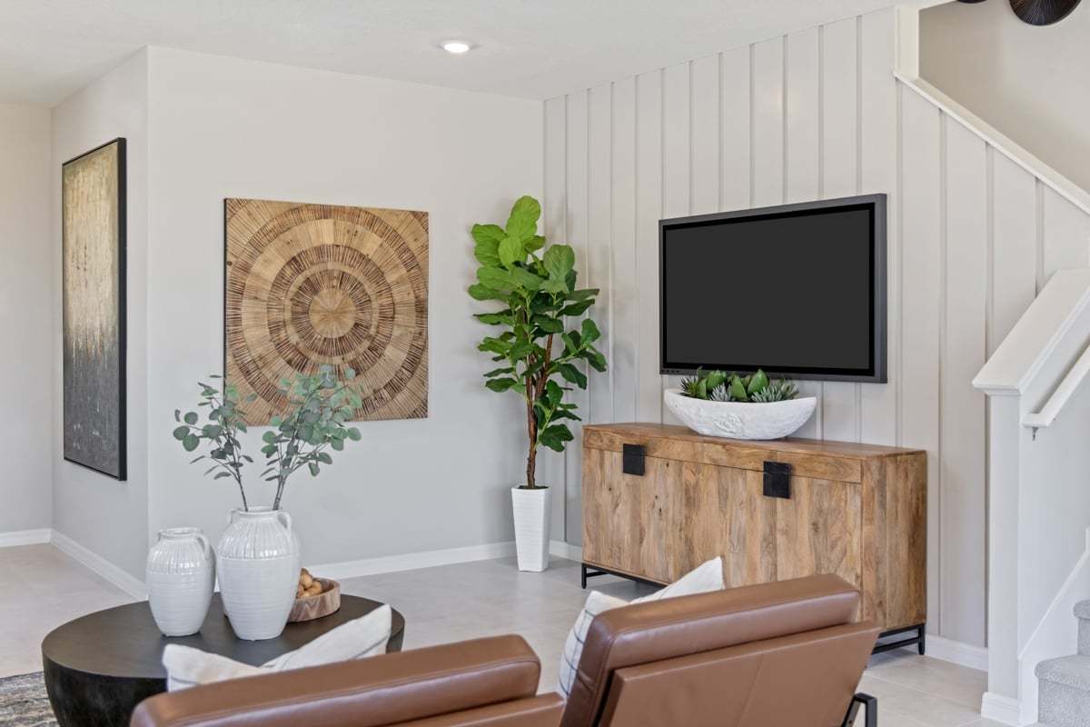 Plan 2107 Modeled - Open floor plan
