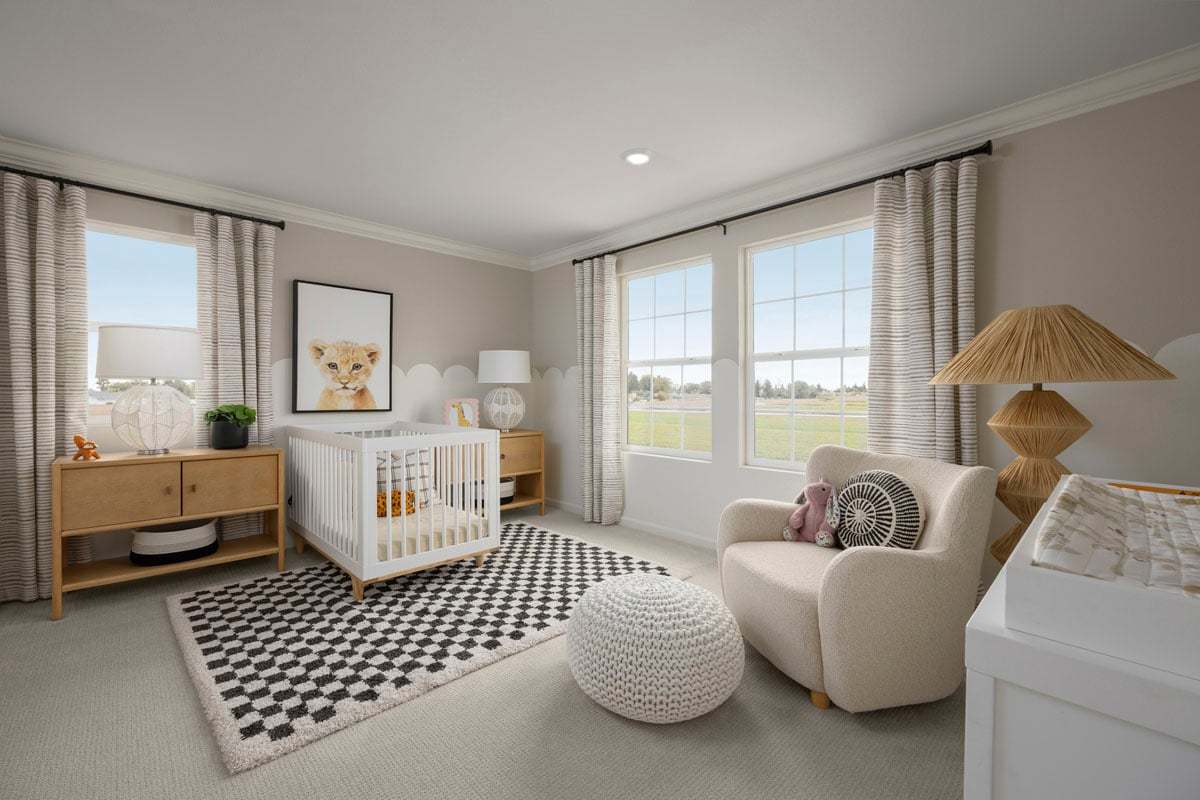 Plan 2554 Modeled - Spacious secondary bedrooms