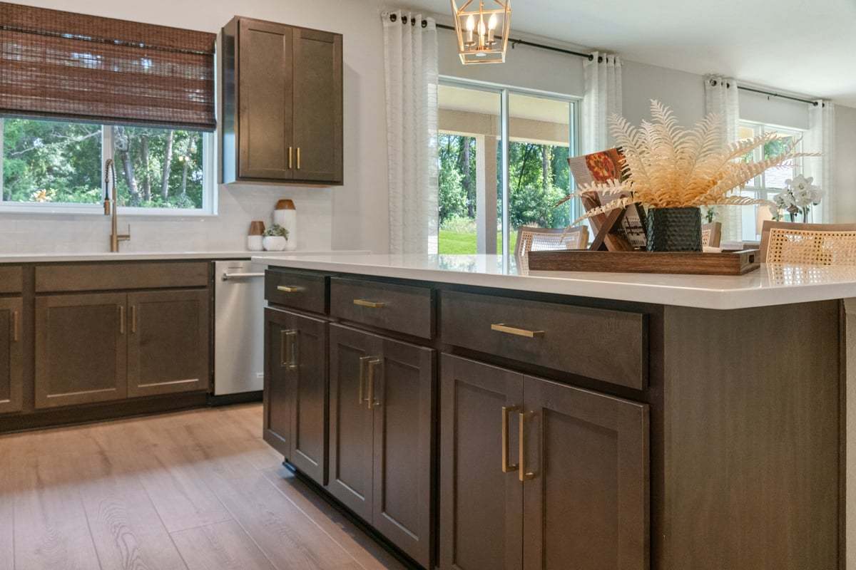 Plan 2566 Modeled - Kitchen island
