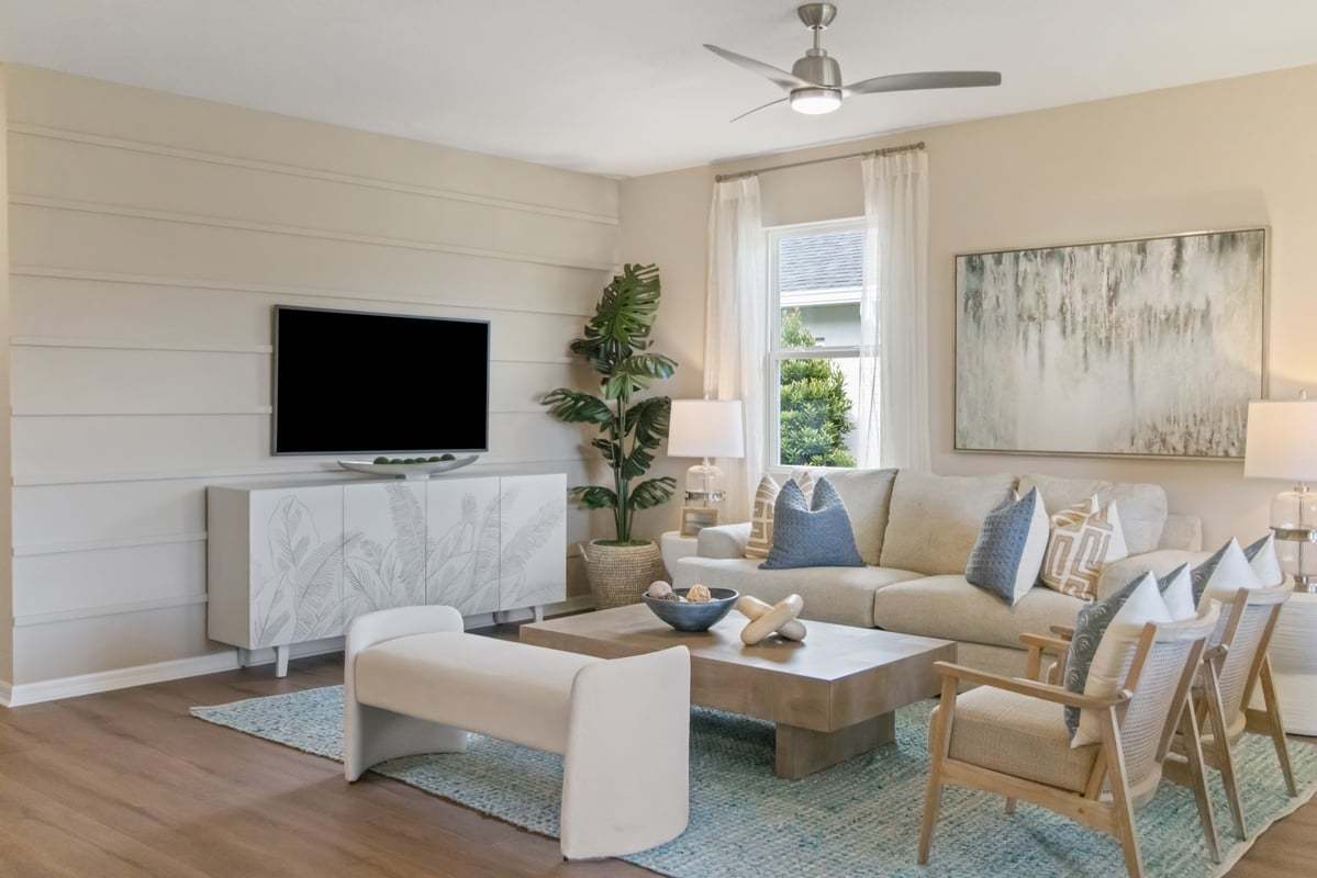 Plan 1989 Modeled - Great room
