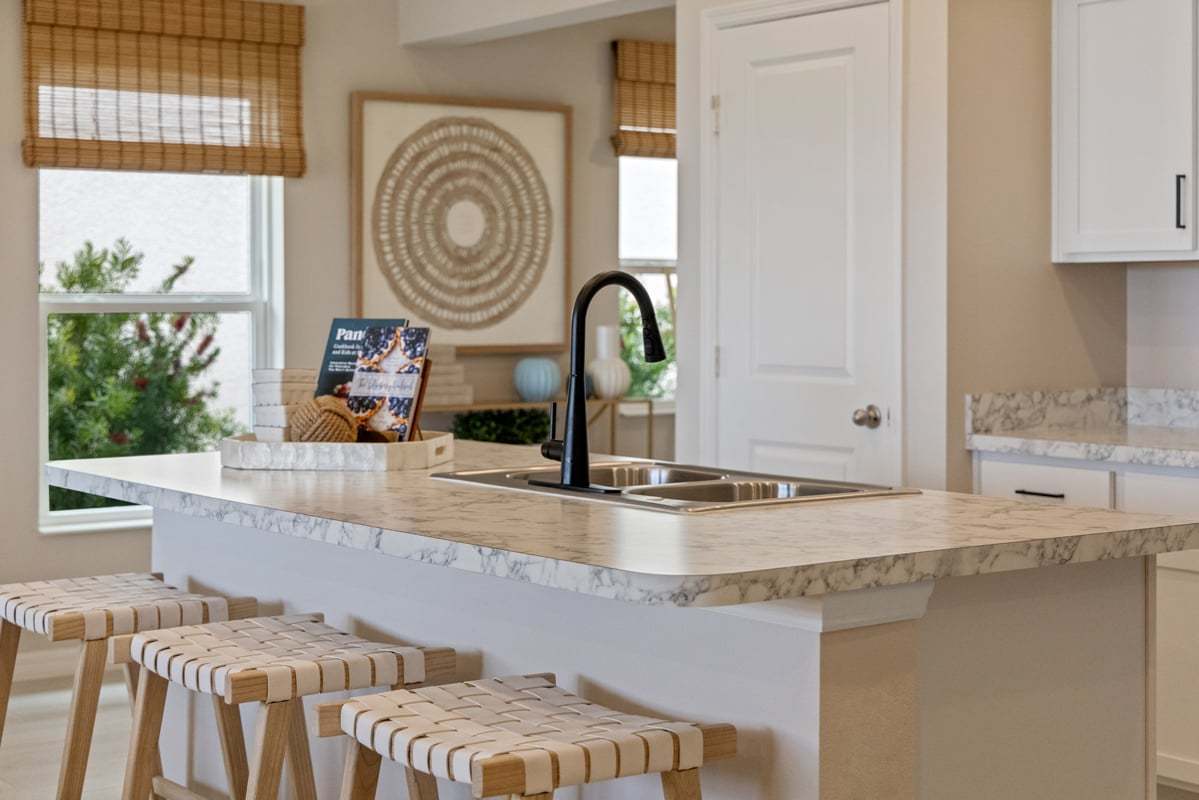 Plan 1584 Modeled - Kitchen island