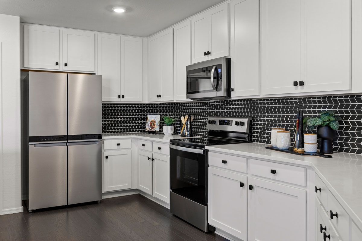 Plan 2014 Modeled - Kitchen tile backsplash