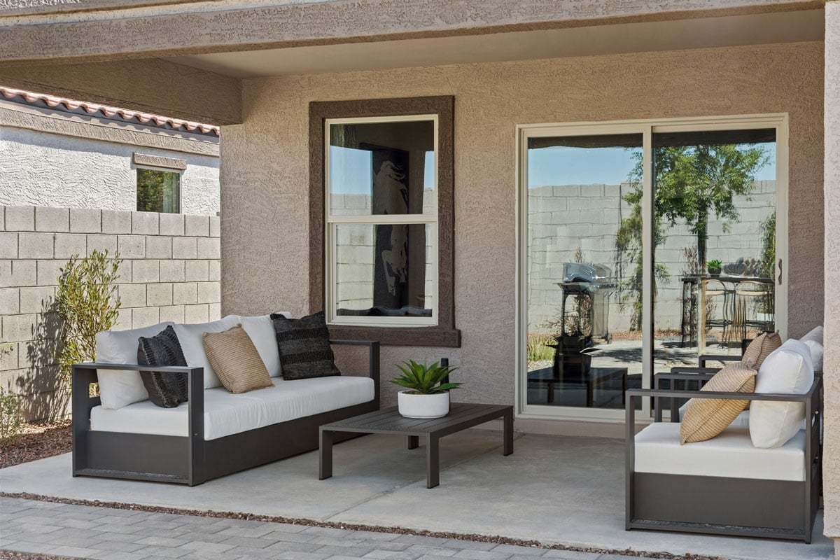 Plan 2014 Modeled - Covered back patio