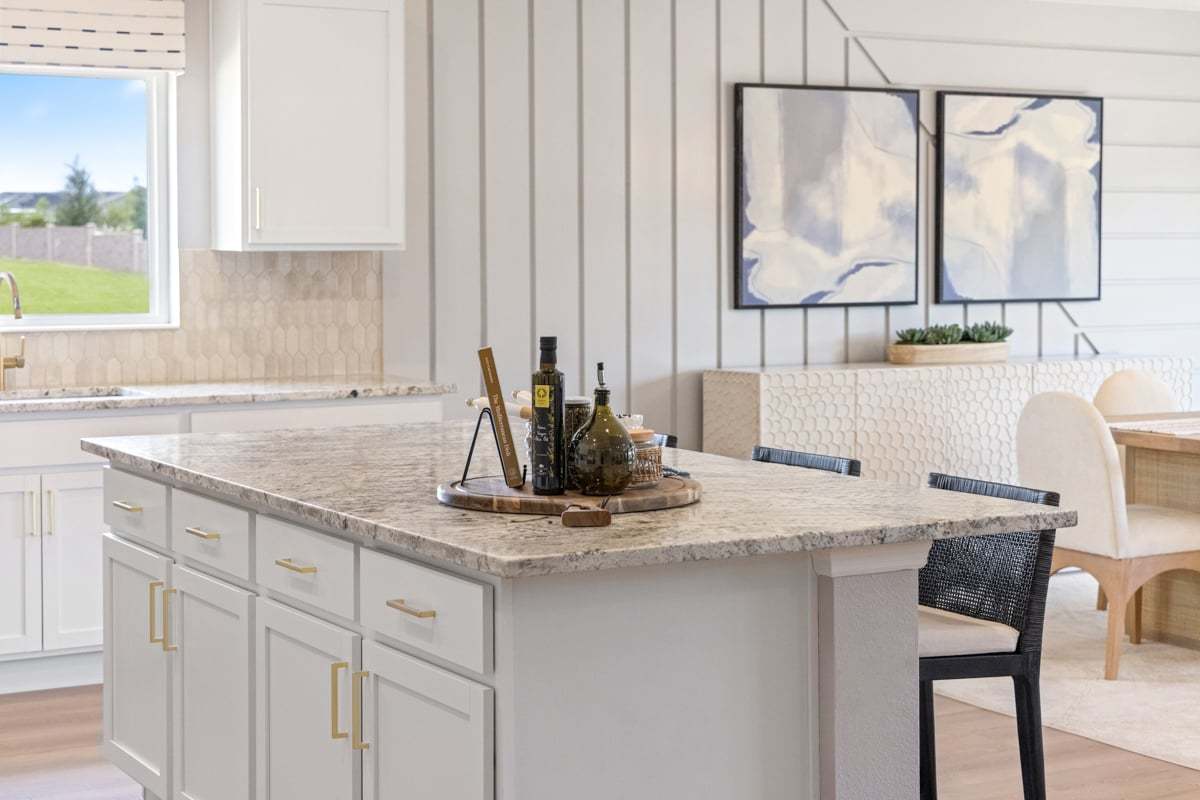 Plan 2342 Modeled - Kitchen island