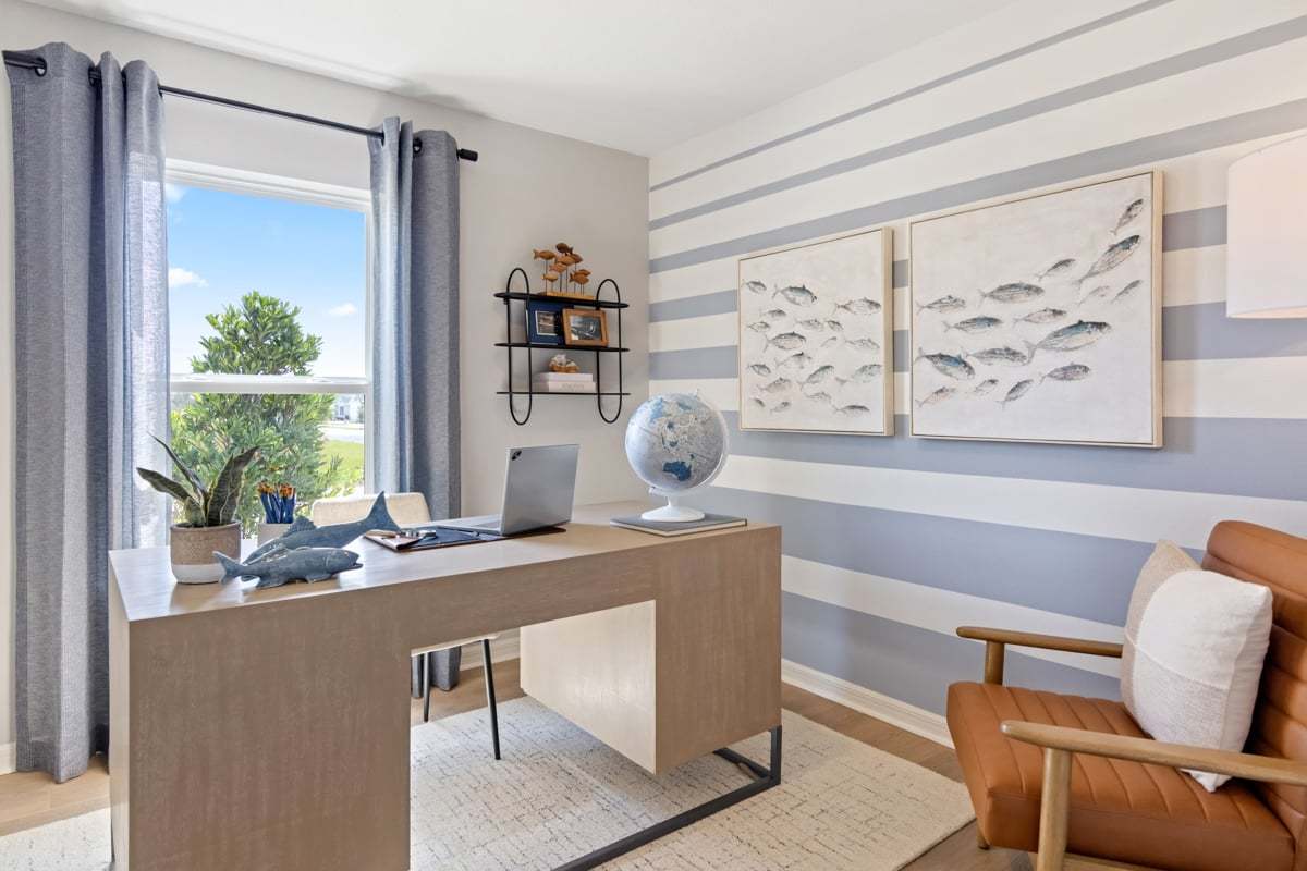 Plan 2342 Modeled - Spacious secondary bedrooms