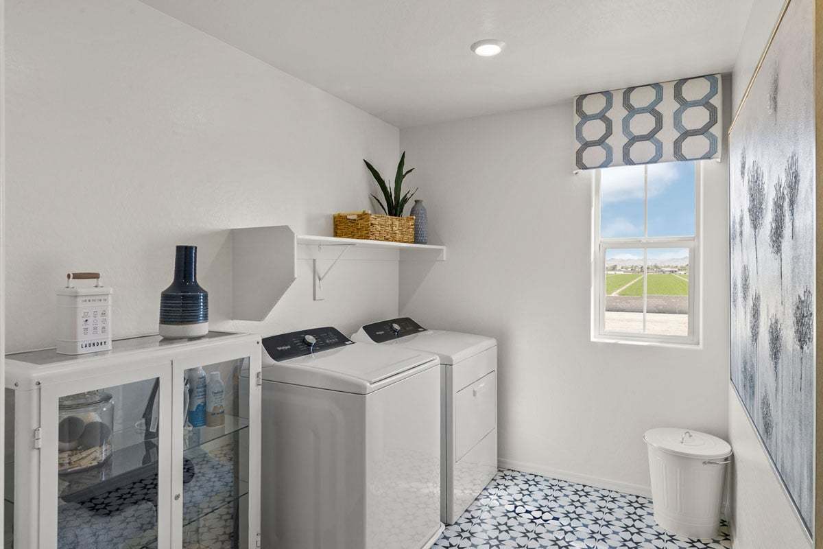 Plan 2636 Modeled - Spacious laundry room