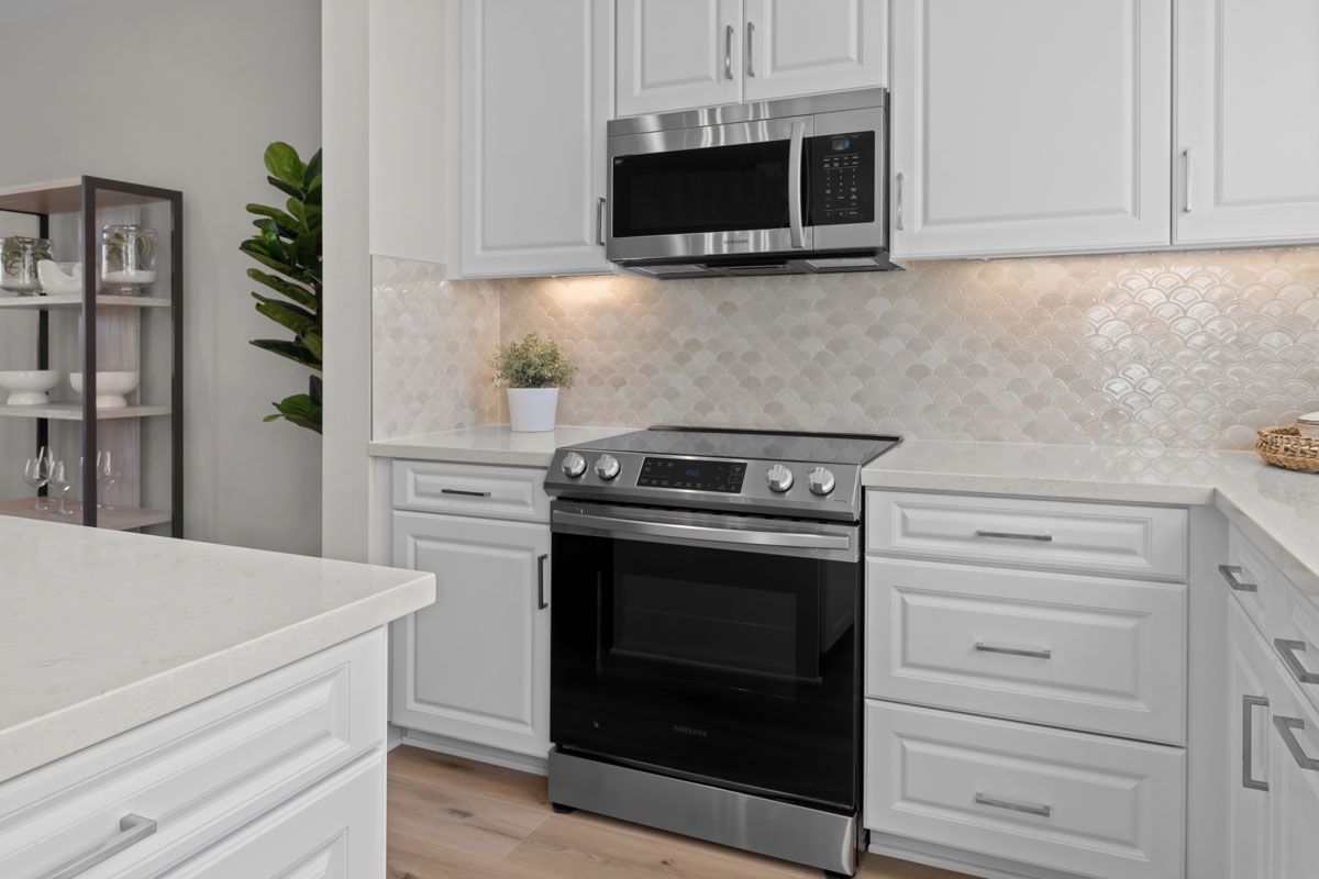 Plan 1688 Modeled - Stainless steel kitchen appliances