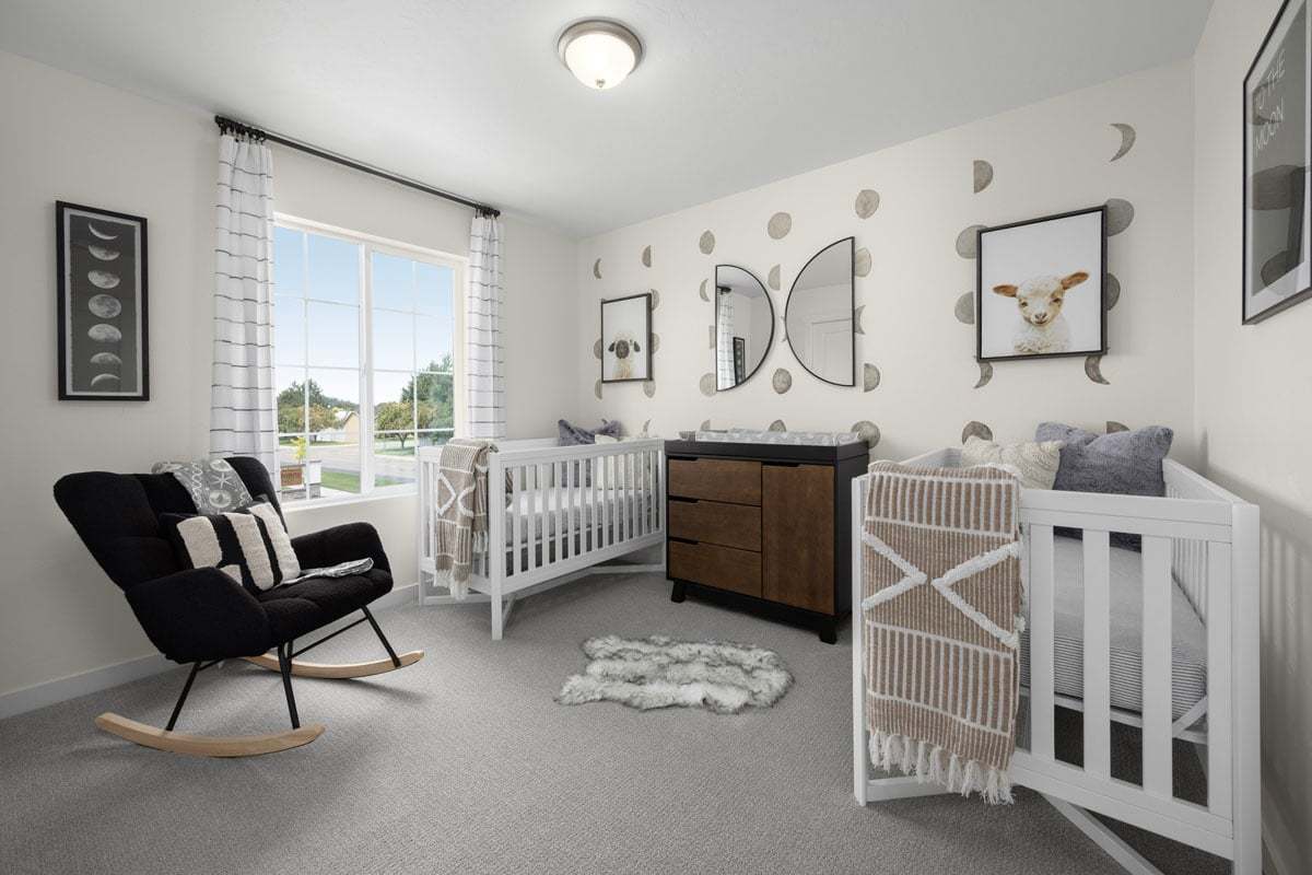 Plan 1570 Modeled - Green Label Plus® polyester carpeting at bedrooms