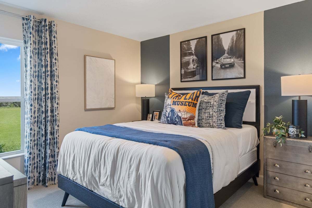 Plan 2168 Modeled - Spacious secondary bedrooms