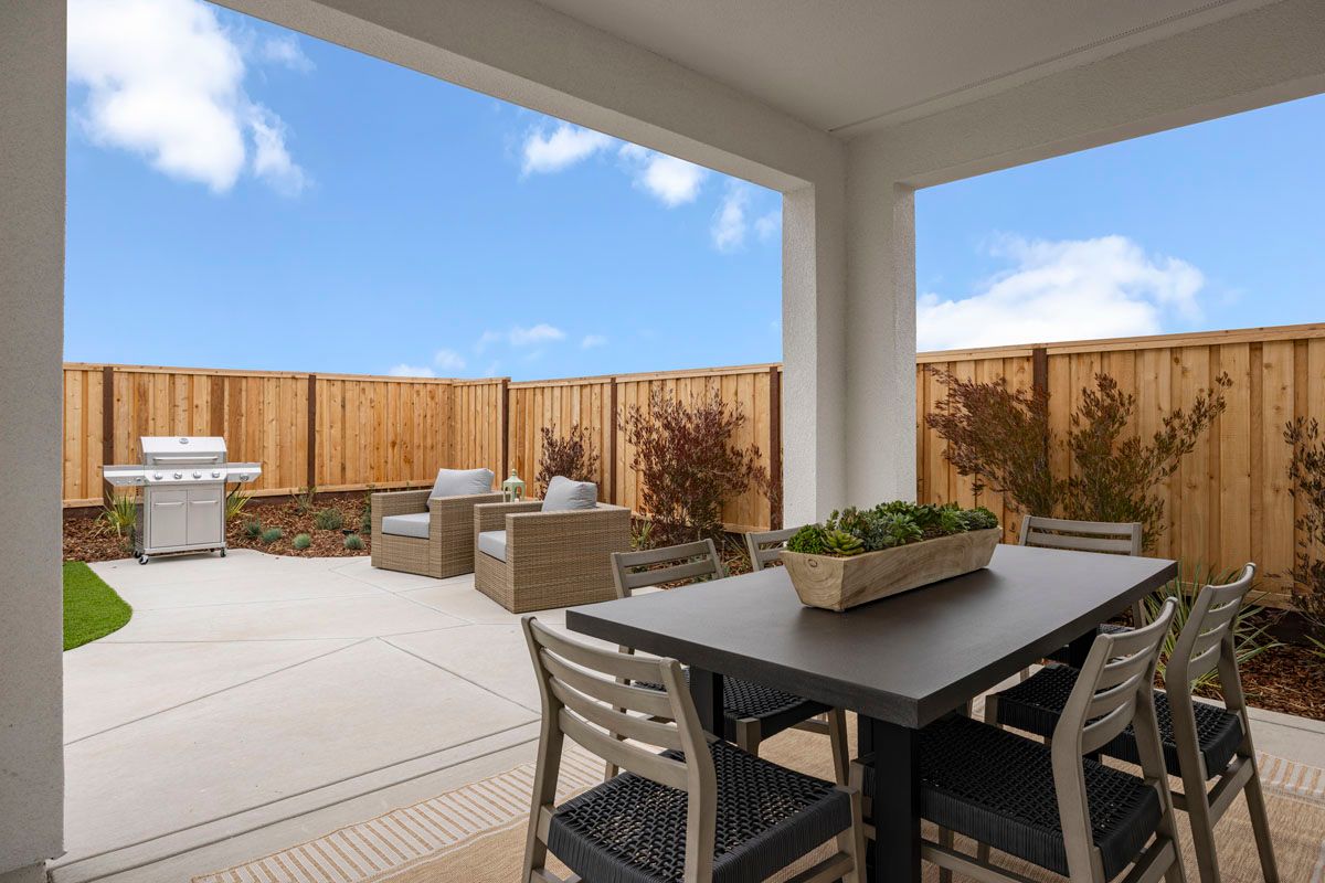 Plan 1865 Modeled - Covered patio for year-round entertaining