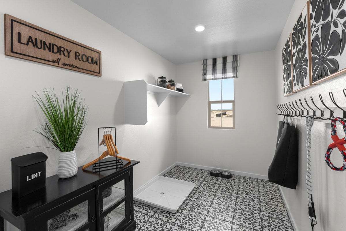 Plan 2383 Modeled - Spacious laundry room