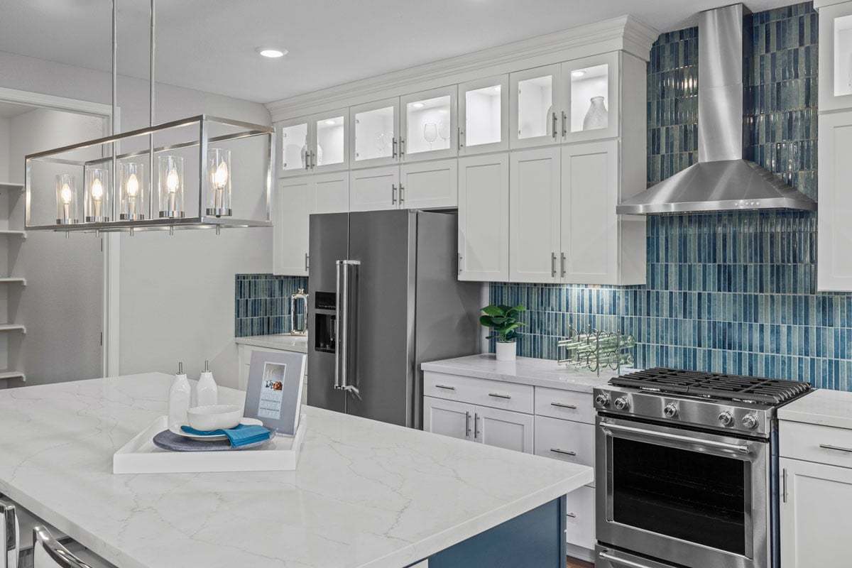 Plan 2161 Modeled - Stainless steel kitchen appliances