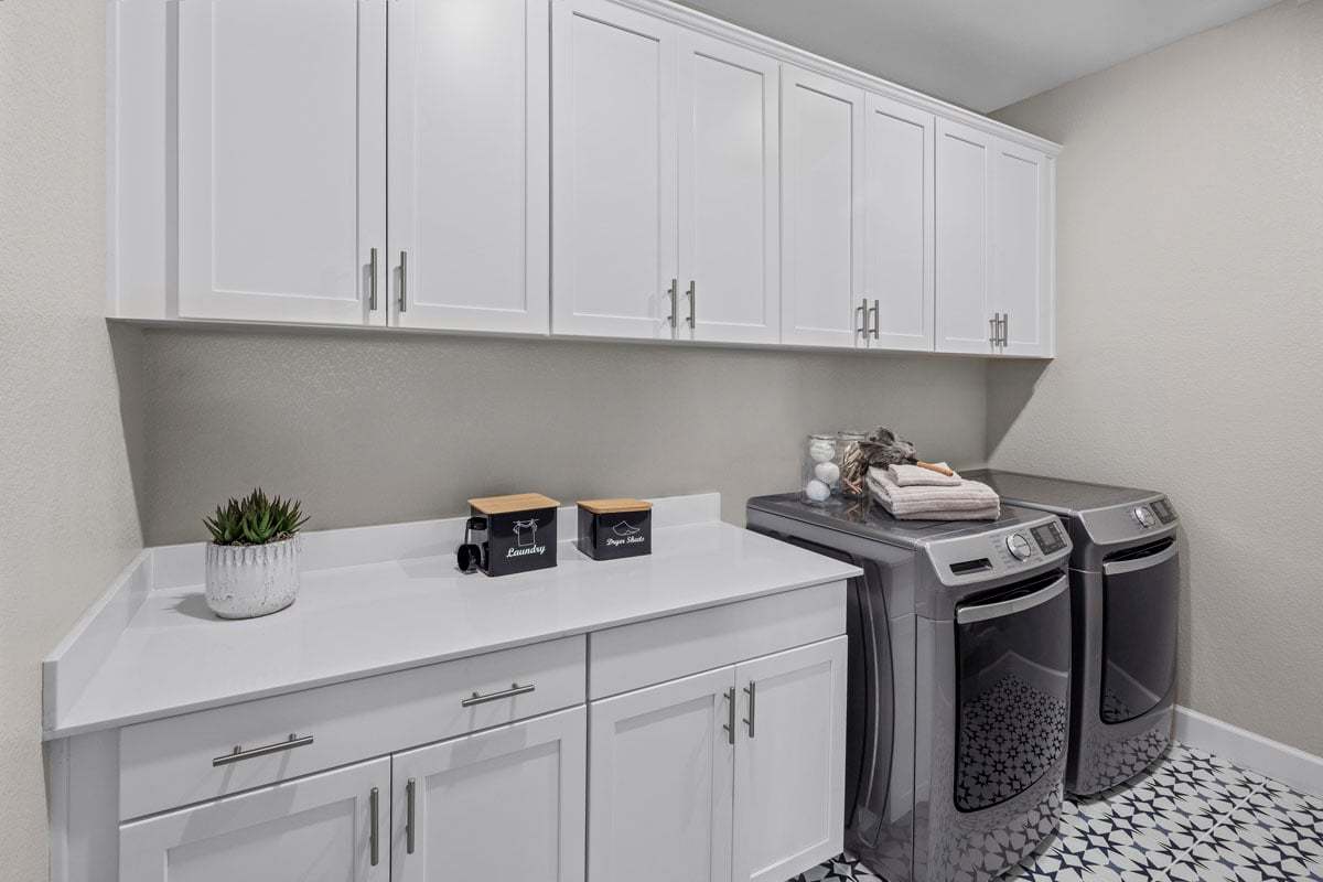 Plan 2161 Modeled - Dedicated laundry room with storage