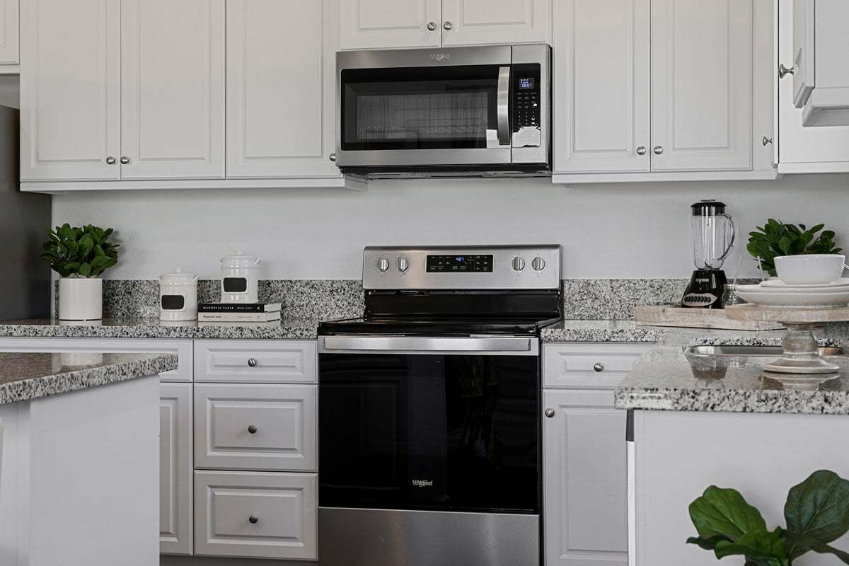 Plan 1539 Modeled - Stainless steel kitchen appliances