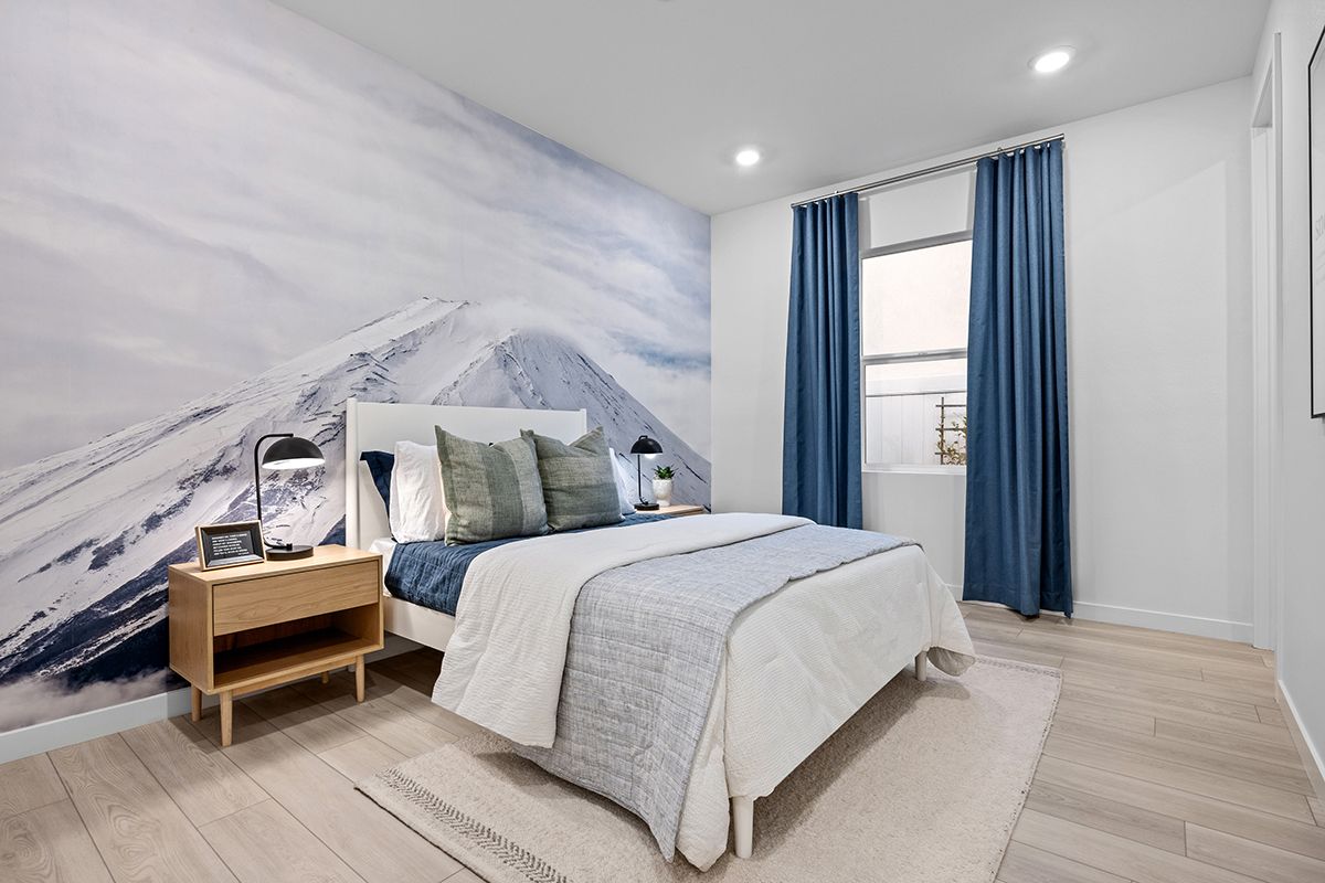 Plan 2089 Modeled - Luxury vinyl plank flooring at secondary bedrooms