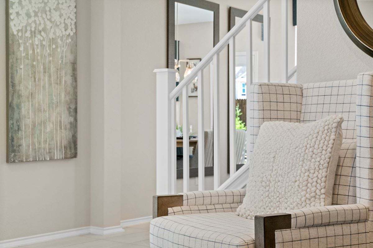 Plan 2509 - Stair railing at great room