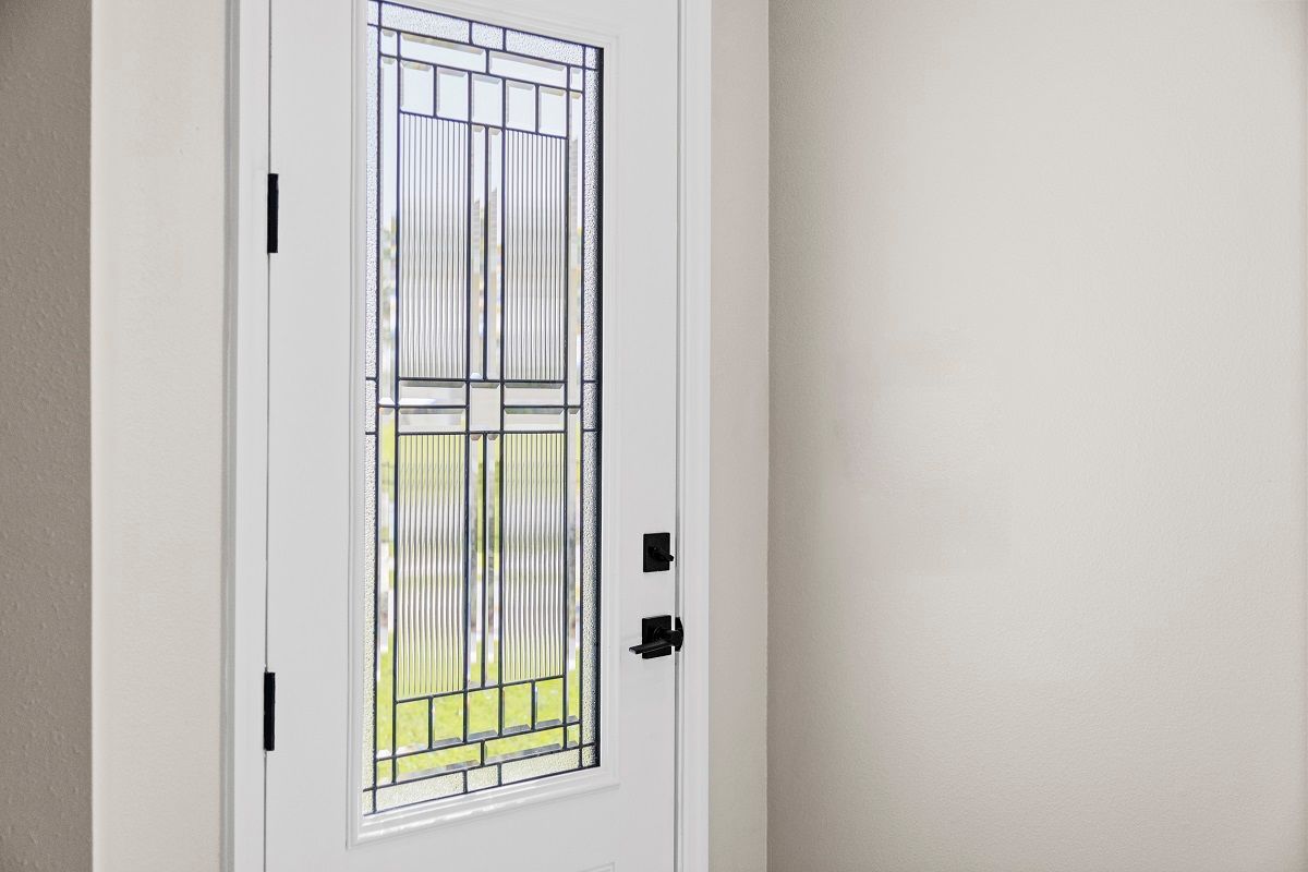 Plan 1638 Modeled - Two-panel front door